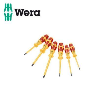 Комплект VDE изолирани отвертки / комплект електричарски отвертки / WERA 05051575001 / 2