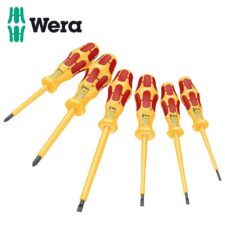 Комплект VDE изолирани отвертки / комплект електричарски отвертки / WERA 05051575001 /