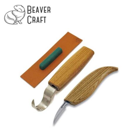 Комплект за дърворезба с аксесоари / BeaverCraft S02 / 1