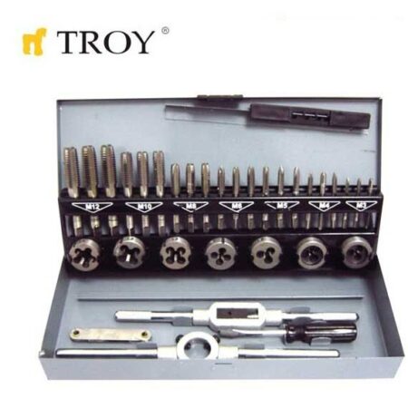 Комплект за нарязване на резби 32 части / Troy 36000 / 1