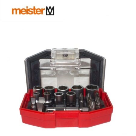 Комплект накрайници и вложки, 19 части / Meister 3384300/ 2