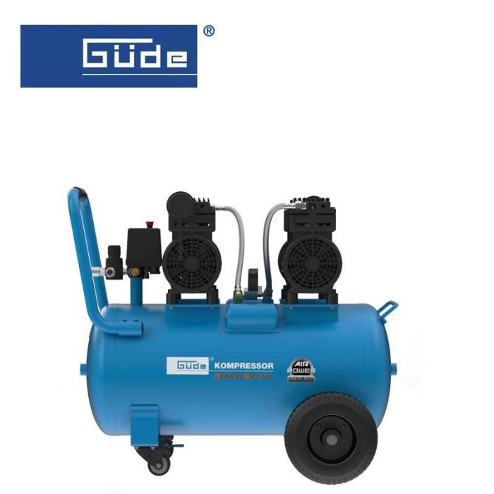 Супер тих Безмаслен компресор за въздух 50л GUDE AIRPOWER 275/8/50 3