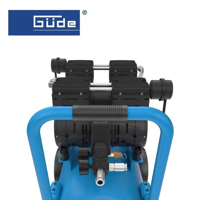 Супер тих Безмаслен компресор за въздух 50л GUDE AIRPOWER 275/8/50 4
