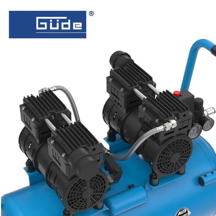 Супер тих Безмаслен компресор за въздух 50л GUDE AIRPOWER 275/8/50 5
