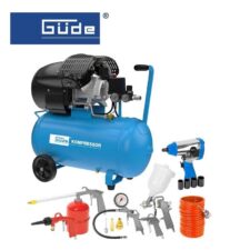 Компресор 50 l, 10 bar с комплект инструменти / GUDE 71177 /