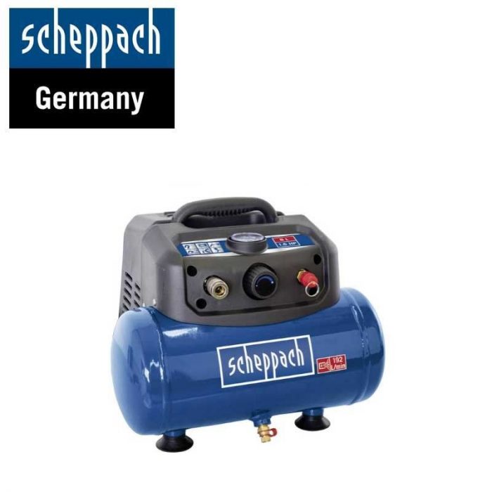 Компресор 1200W - 6L Scheppach HC06 / 5906132901 / 1