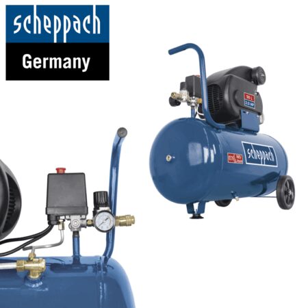 Компресор за въздух HC60 1500W 10bar / Scheppach 5906128901 / 50 Л 4