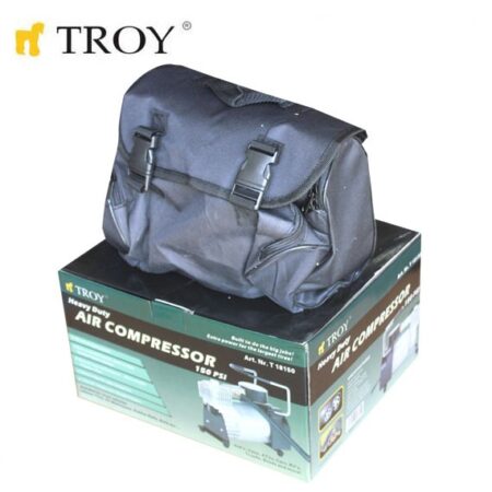 Компресор за гуми с манометър, 150 Psi, 12V, 23A, / Troy 18150 / 2