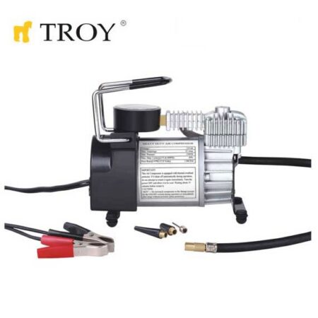 Компресор за гуми с манометър, 150 Psi, 12V, 23A, / Troy 18150 / 1