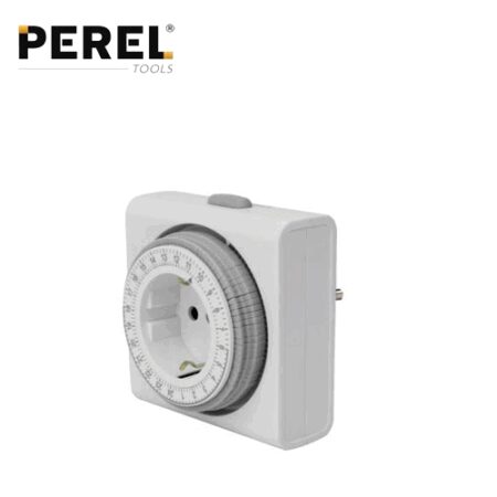 Контакт с компактен таймер 24 часов / PEREL E305D4-G / 1