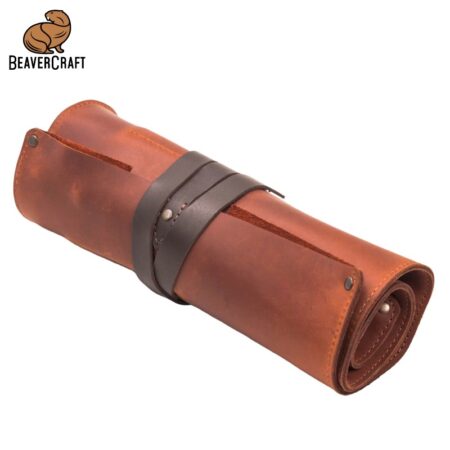 Кожен калъф / чанта за инструменти за 8 инструмента / BeaverCraft TR8X / 2