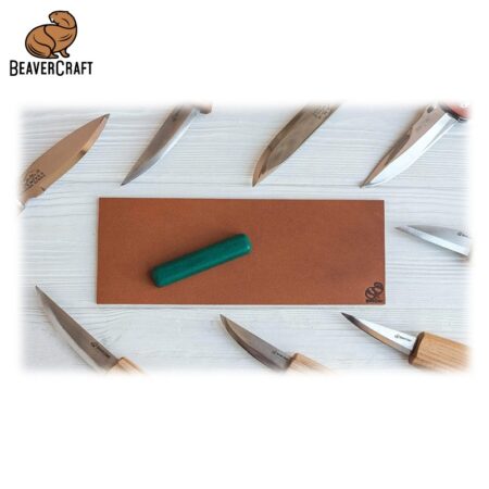 Кожен строп с блокче полирпаста / BeaverCraft LS2P11 / 8