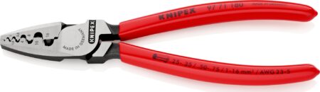Кримперни клещи 180 мм / KNIPEX 9771180 / за втулки 4