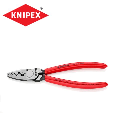 Кримперни клещи 180 мм / KNIPEX 9771180 / за втулки 1
