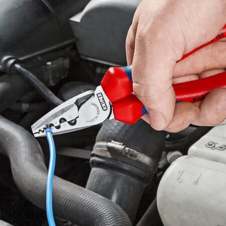 Кримперни клещи 180 мм / KNIPEX 9772180 / за втулки 3
