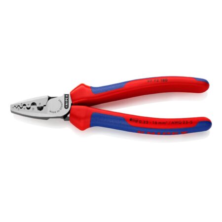 Кримперни клещи 180 мм / KNIPEX 9772180 / за втулки 4