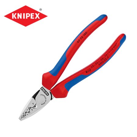Кримперни клещи 180 мм / KNIPEX 9772180 / за втулки 1