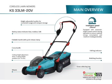 Безжична косачка за трева KS 33LM-20V 2
