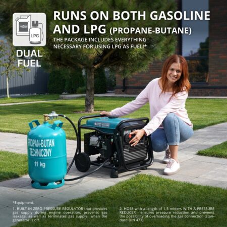 Инверторен генератор на LPG/бензин KS 4100iEG 7