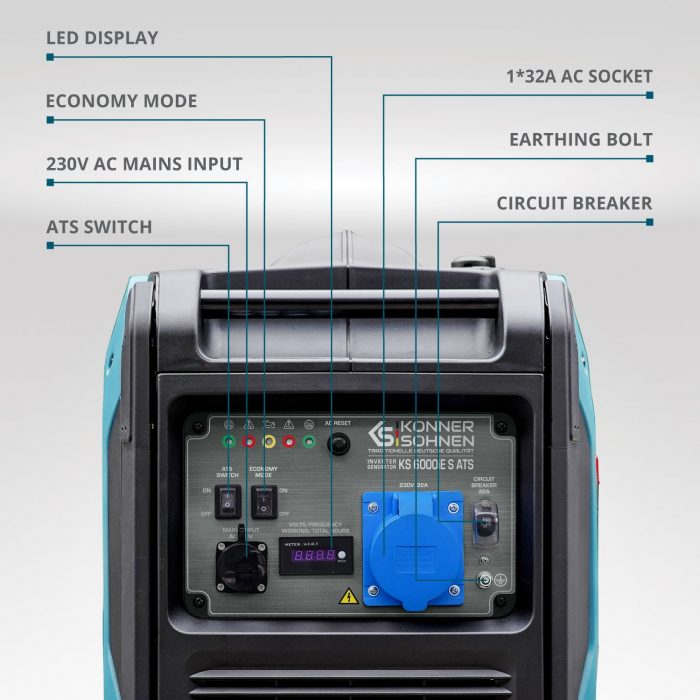 Генератор - инверторен - бензинов KS 6000iE S ATS 3