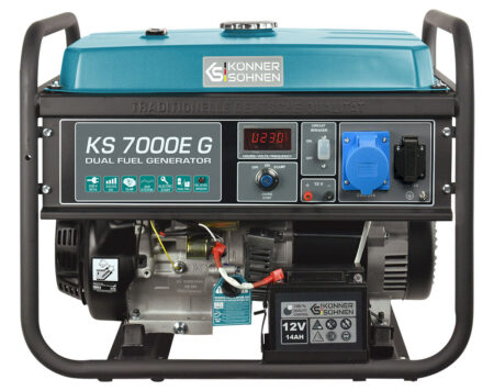 Генератор за ток на газ/бензин с AVR, 5500W, / KS 7000E G / 2