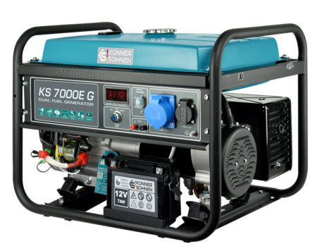 Генератор за ток на газ/бензин с AVR, 5500W, / KS 7000E G / 8