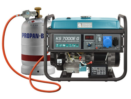 Генератор за ток на газ/бензин с AVR, 5500W, / KS 7000E G / 1