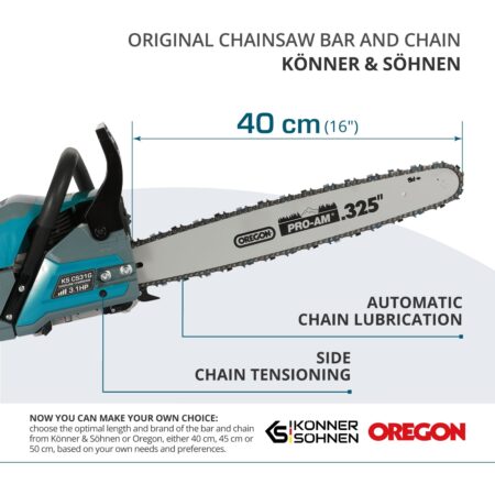 Бензинов верижен трион KS CS31G-16-1 4