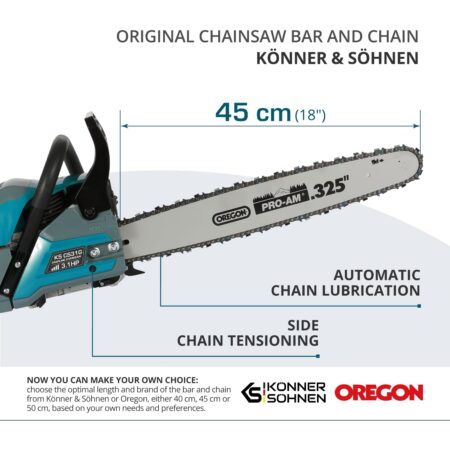 Бензинов верижен трион KS CS31G-18-1 3