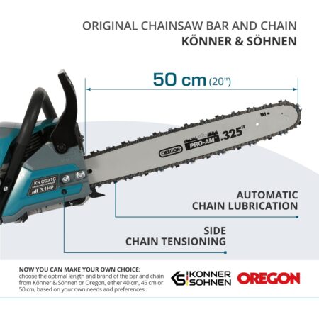 Бензинов верижен трион KS CS31G-20-1 4