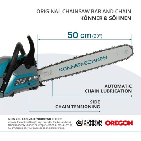 Бензинов верижен трион KS CS31G-20 4