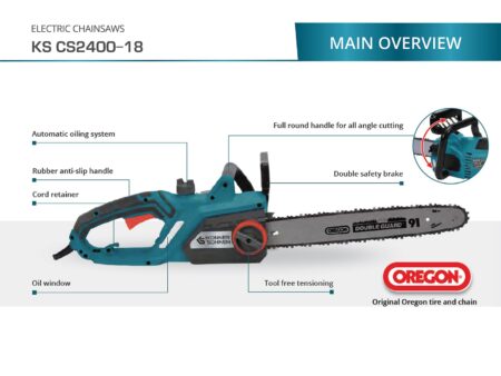 Електрически верижен трион KS CS2400-18 16