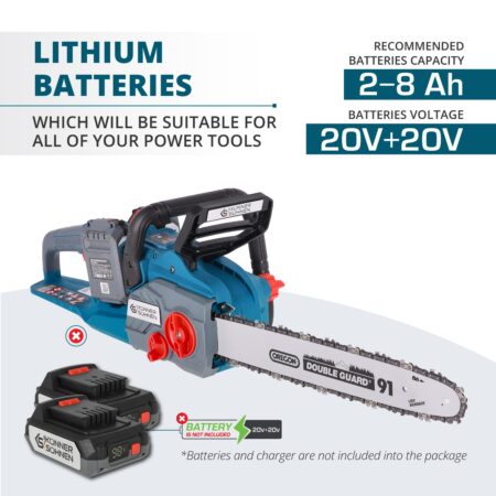Акумулаторен верижен трион KS CS40V-16 12