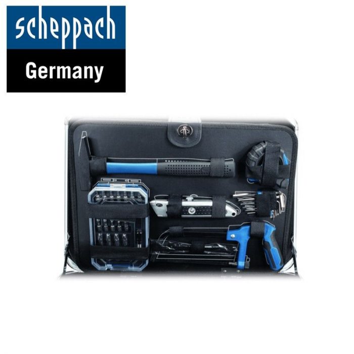 Алуминиев Куфар с ръчни инструменти 101 части Scheppach TB150 / 5909306900 / 6