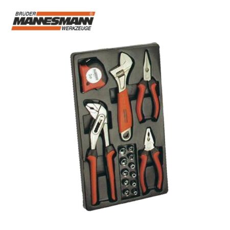 Кутия с инструменти 45 x 33 x 24 см, 121 части / Mannesmann 28261 / 6