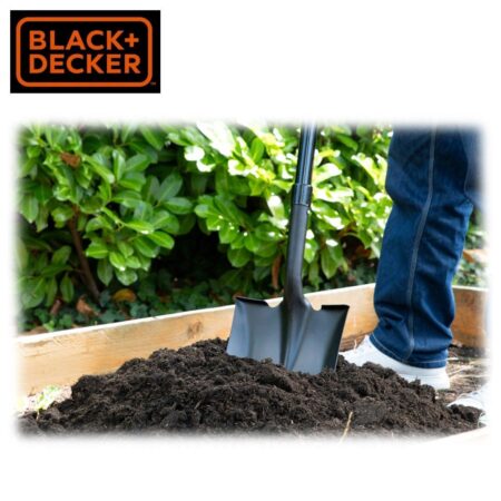 Квадратна лопата от фибростъкло Black + Decker 6