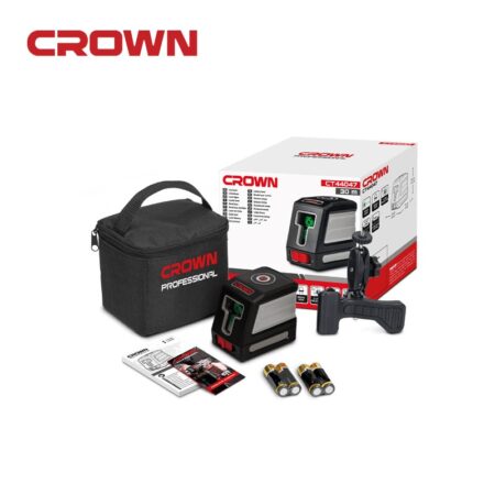 Лазерен нивелир / Линеен лазер / CROWN CT44047 / 2