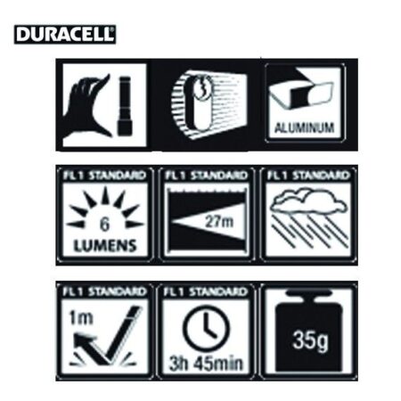 Лед фенерче DURACELL 20бр. в стилаж 2