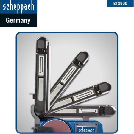Настолен Лентов и дисков шлайф, 370W, Scheppach BTS900 / 5903306901 / 3