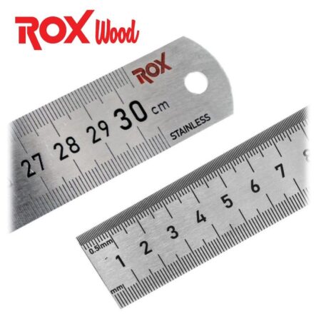 Линийка - метална, 300 мм / ROX 153ROX0199 / 1