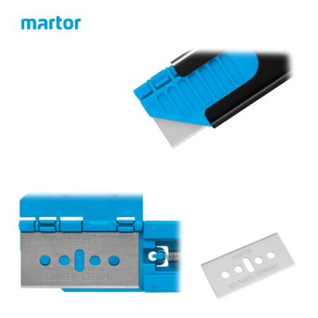 Макетен нож, обезопасен, с автоматично прибиране SECUNORM HANDY / Martor 445.02 / 3