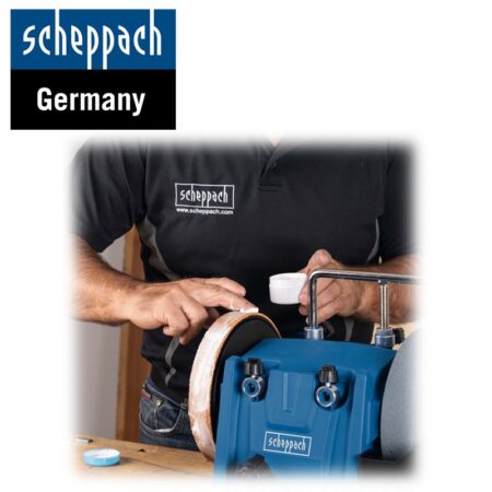 Машина за водно заточване, 150W, 200мм. Scheppach Tiger 5000s / 5903205903 / 14