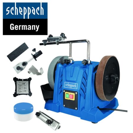 Машина за водно заточване, 150W, 200мм. Scheppach Tiger 5000s / 5903205903 / 11