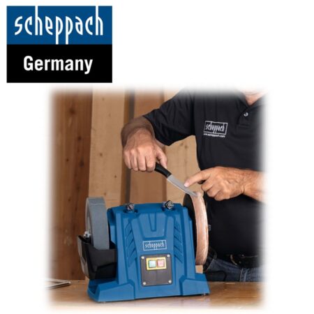 Машина за водно заточване, 150W, 200мм. Scheppach Tiger 5000s / 5903205903 / 16