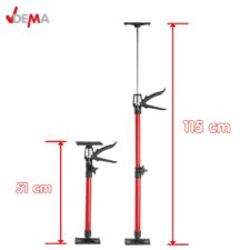 Механична телескопична подпора за гипсокартон DZS 115 / DEMA 45001 / 51 - 115 cm