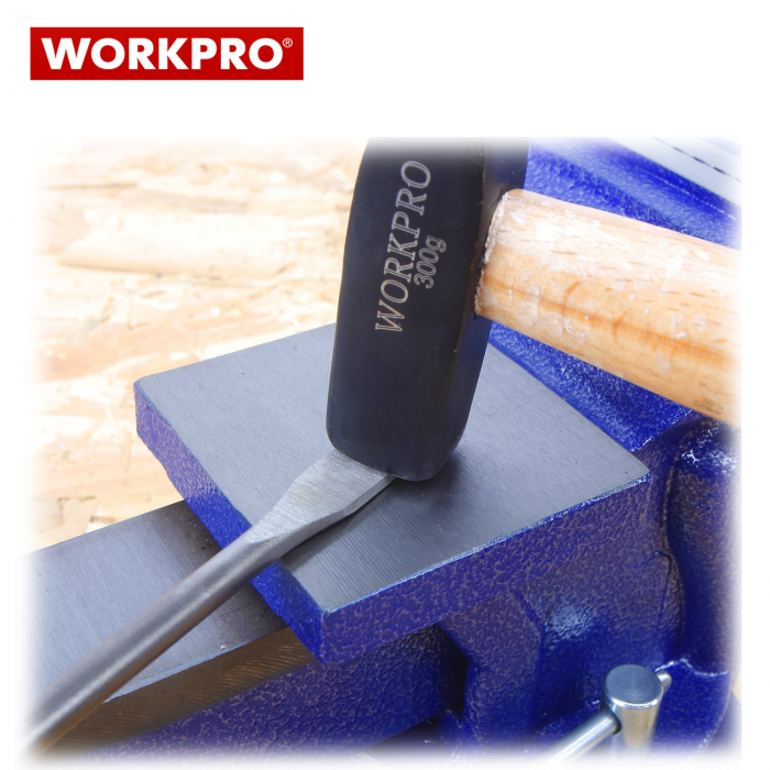 Менгеме въртящо с наковалня, 150mm / Workpro W033007 / 3