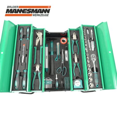 Mетален куфар с инструменти 88 части / Mannesmann 21188 / 2
