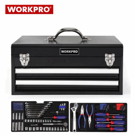 Метален куфар с инструменти за техници 239 части / Workpro W009028 / 3