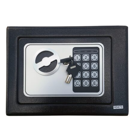 Метална каса с цифрова ключалка и ключ 23 x 17 x 17 см 2