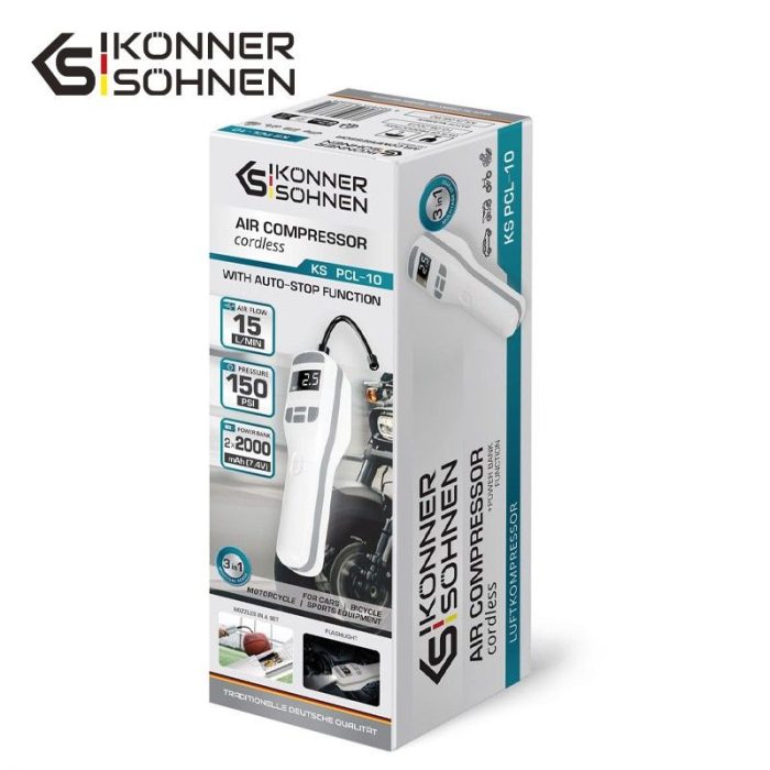 Мини компресорче с акумулаторна батерия KS PCL-10 5